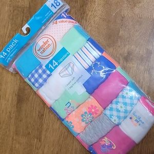 Wonder nation 14 pack hipster girls size 18 underwear